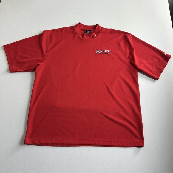 Nike Dri Fit Golf T Shirt Mens Size ￼XL Red Barry University‎ Performance - Picture 1 of 9